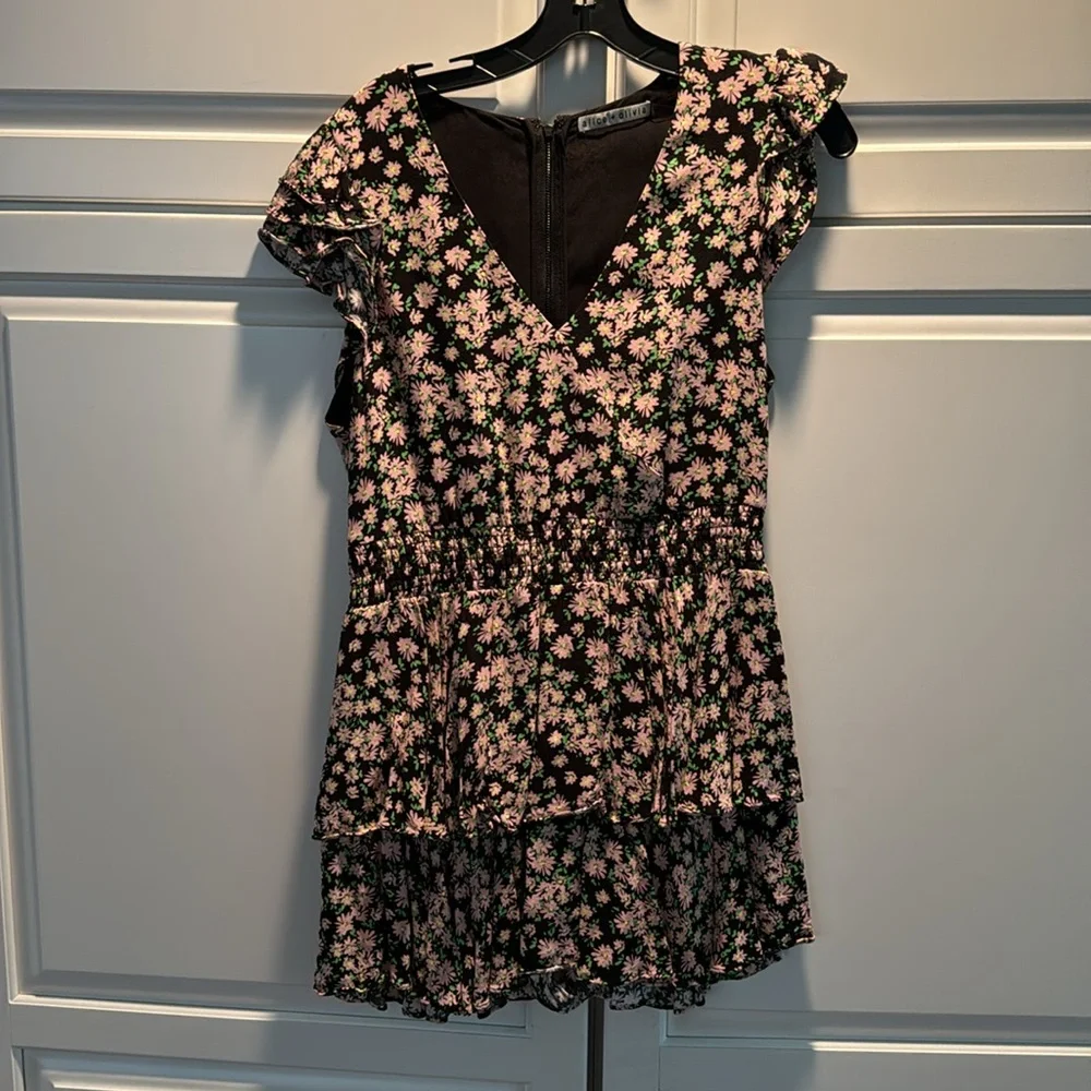 Alice & Olivia floral romper - Picture 3 of 5